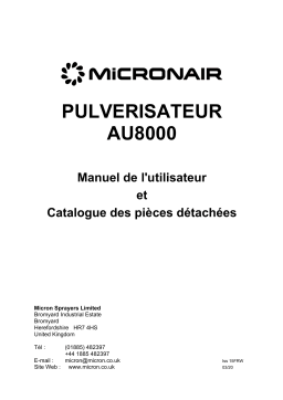 Micron AU8000 Manuel du propriétaire