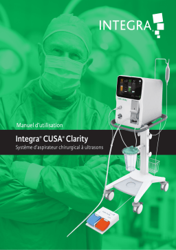 Integra CUSA® Clarity Manuel utilisateur