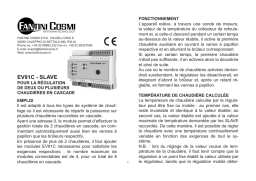 Fantini Cosmi EV91C Modulo Mode d'emploi