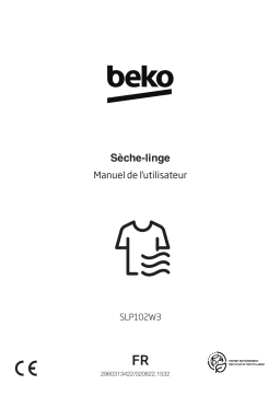 Beko Sèche-linge hublot SLP102W3 - 10kg Manuel utilisateur