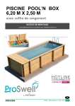 Procopi Piscine Pool'n Box - Bwt En Bois Avec Coffre Et Filtration Int&eacute;gr&eacute; 5 X 2 M Mode d'emploi