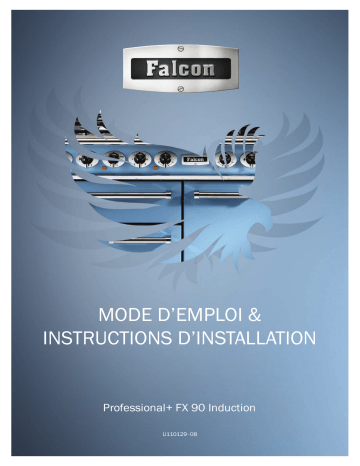 Falcon Piano de cuisson PROP90FXEIGB 90 cm Noir Manuel utilisateur | Fixfr