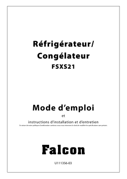 Falcon Réfrigérateur multi-portes FSXS21BL/C 588L Noir Manuel utilisateur