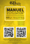 EZILIGHT R&eacute;glette LED - Stickyled Body 2s Manuel utilisateur