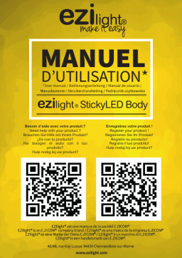 EZILIGHT Réglette LED - Stickyled Body 2s Manuel utilisateur