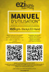 EZILIGHT R&eacute;glette LED - Stickyled Hand 2s Manuel utilisateur
