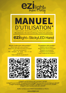 EZILIGHT Réglette LED - Stickyled Hand 2s Manuel utilisateur