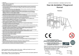 habitat et jardin Aire De Jeux "konrad" - 465 X 340 X 240 Cm Mode d'emploi