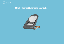 Lionelo Rita Transat Bébé Balancelle Réglable Et Pliable - Style Scandinave Mode d'emploi