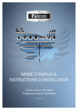 Falcon Piano de cuisson mixte CDL100DFSB/B 100cm Bleu Manuel utilisateur