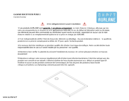 Aurlane Receveur De Douche A Poser Extra-plat En Acrylique Blanc Rectangle - 120x80 Whiteness 120 Mode d'emploi