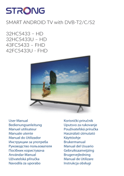 Strong Téléviseur LED 32" (80 cm) Smart Android - Srt32hc5433/u Manuel utilisateur