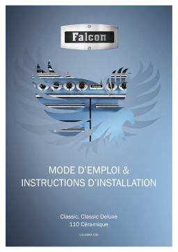 Falcon Piano de cuisson vitro CDL110ECMG/C 110cm Bleu Manuel utilisateur