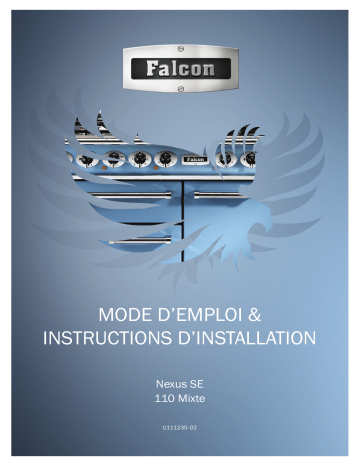 Falcon Piano de cuisson mixte NEXSE110DFCB 110cm Charbon Manuel utilisateur | Fixfr
