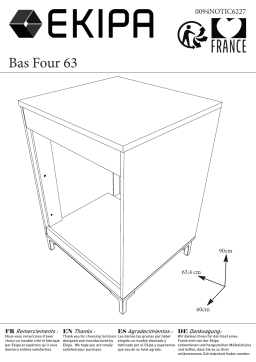 BUT Bas four ONYX noir Mode d'emploi