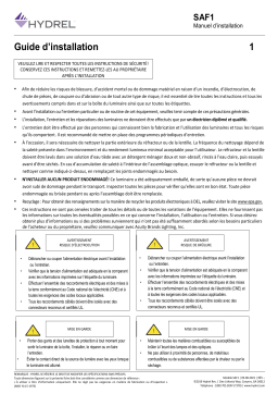 Hydrel SAF1 Static White Floodlight Guide d'installation