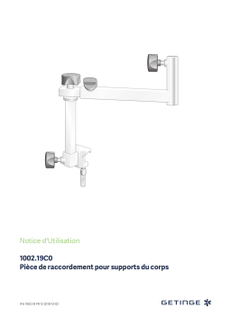 Getinge 100219C0 Fixture for body supports Mode d'emploi