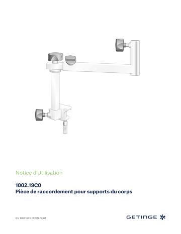 Getinge 100219C0 Fixture for body supports Mode d'emploi | Fixfr