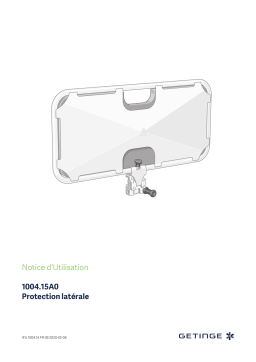 Getinge 100415A0 Lateral protection EU, pair Mode d'emploi