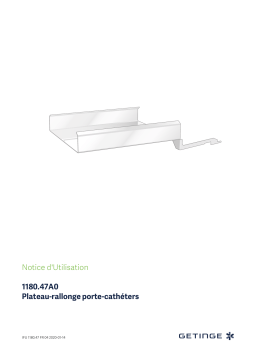 Getinge 118047A0 Catheter support Mode d'emploi