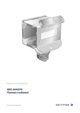 Getinge 100744F0 Sliding clamp (US) Mode d'emploi