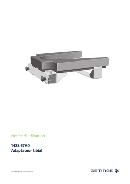 Getinge 143367A0 Adapter for counter traction post for Mode d'emploi