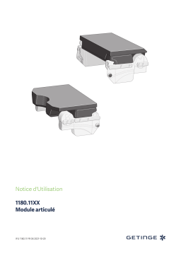 Getinge 118012A0 Multimodality transfer table top EU Mode d'emploi