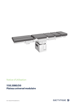 Getinge 115030B0 Modular universal table top Mode d'emploi