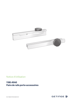 Getinge 118049A0 Side rail adapter EU Mode d'emploi