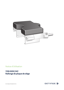 Getinge 115055HC Pelvic extension, EU, SFC Mode d'emploi