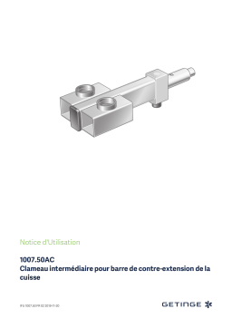 Getinge 100750AC Adapter clamp Mode d'emploi