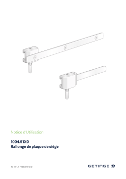 Getinge 100491A0 Side rail extension Mode d'emploi