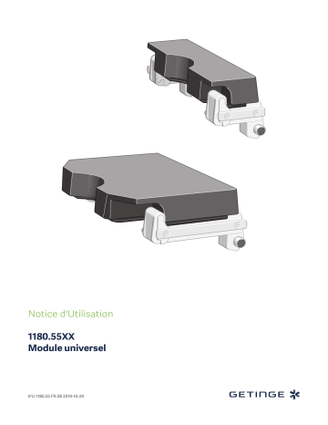 118055A0 | 118055F0 | 118055F1 | Getinge 118055A1 Universal module for basic unit Mode d'emploi | Fixfr