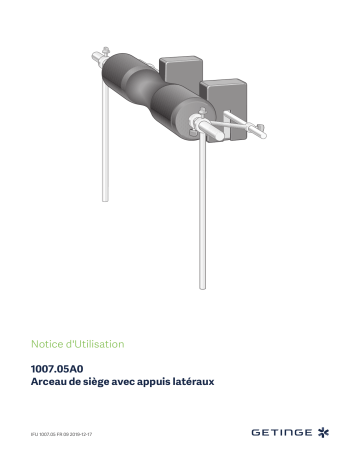 Getinge 100705A0 Sitting Bracket Mode d'emploi | Fixfr