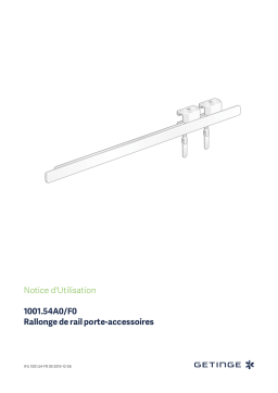 Getinge 100154A0 Side rail extension Mode d'emploi