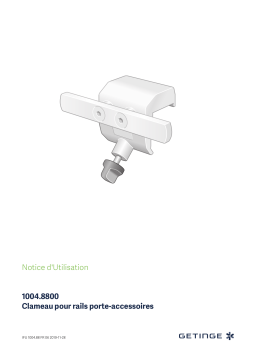 Getinge 000000000010048800 Side Rail Clamp Mode d'emploi