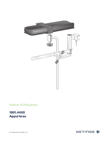 100144C0 | 100144E0G | 100144D0 | Getinge 100144F0 Arm posturing device, long, SFC padded Mode d'emploi | Fixfr