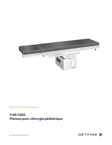 000000000061011324 | 115016B0G / SPECIAL PURPOSE OP-TABLE TOP | 115013B0G | 115020B0G / OR-table top for Trauma and Orthopaedics | 115019B0G / TABLE TOP FOR GYNECOLOGY | 115019B0UL / TABLE TOP FOR GYNAECOLOGY ==>1150.19BC | Getinge 115030F0 Modular universal table top USA Mode d'emploi | Fixfr