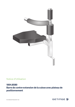 Getinge 100485B0 Countertraction post for the femur Mode d'emploi