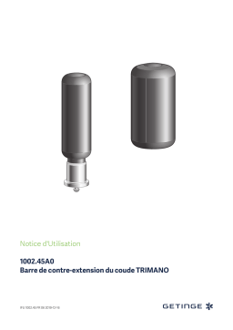 Getinge 100245A0 Elbow countertraction post TRIMANO Mode d'emploi