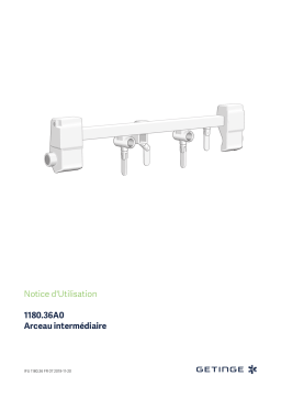 Getinge 118036A0 Connection bracket for head Mode d'emploi