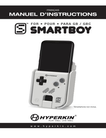 Hyperkin Smartboy Console Manuel du propriétaire | Fixfr