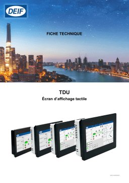 Deif TDU 107 Fiche technique