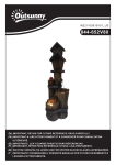 Outsunny 844-652V80BN Outdoor Fountain Mode d'emploi