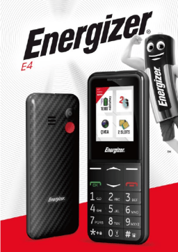 Energizer e4 Manuel utilisateur