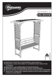 Outsunny 84G-002V00ND Patio Garden Bench Mode d'emploi