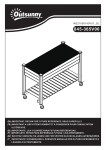 Outsunny 845-365V00CG 47&quot; x 21&quot; Raised Garden Bed Elevated Wooden Planter Box Mode d'emploi