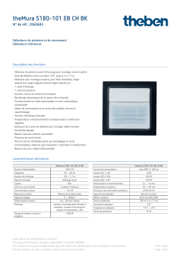 THEBEN theMura S180-101 EB CH BK Fiche technique
