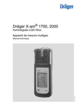 Dräger TM-X-am 1700/2000 Manuel utilisateur