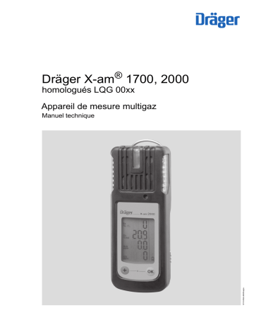 Dräger TM-X-am 1700/2000 Manuel utilisateur | Fixfr